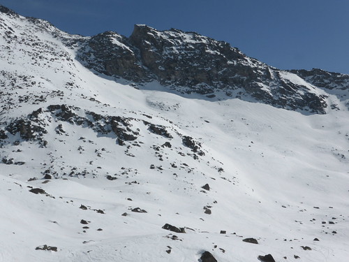 snow mountains view meribelmottaret