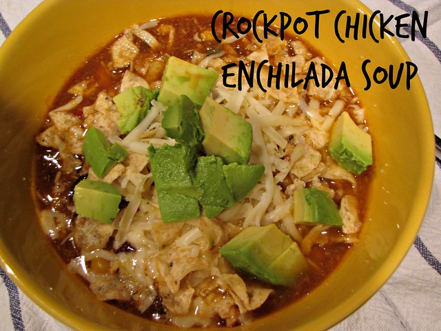 Crockpot Chicken Enchilada Soup