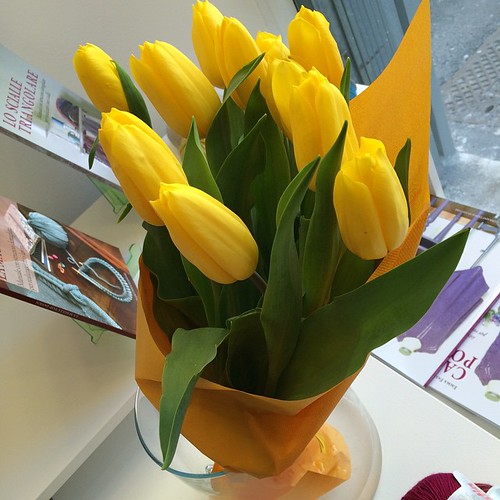 I bellissimi fiori che mi ha regalato Ennia :) Grazie di cuore :) Thank you Ennia for the beautiful flowers:)