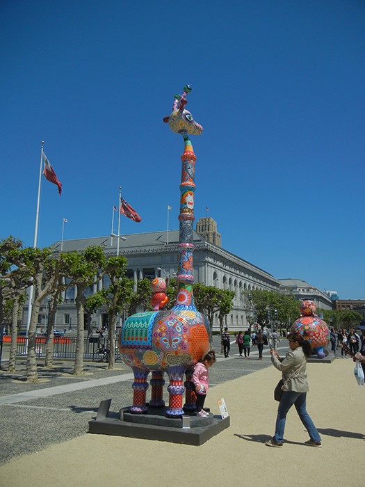 DSCN3167 - Fancy Animal Carnival by Taiwanese artist Hung Yi (洪易) at SF Civic Center