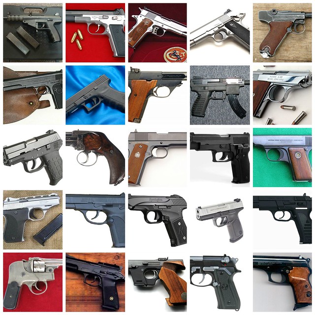 gun collage