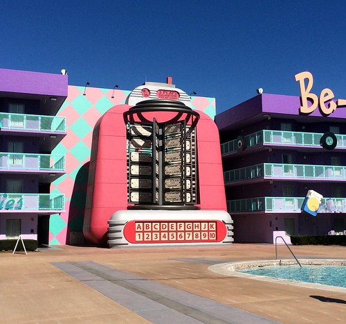 Orlando - Disney World - Disney's Pop Century Resort - Giant Jukebox