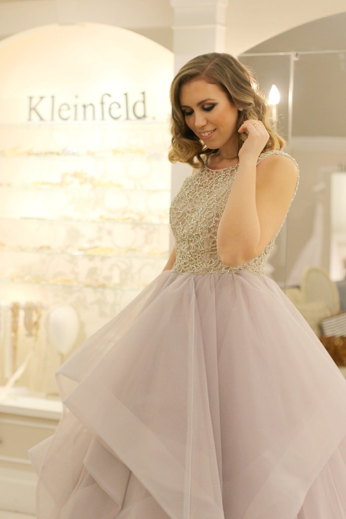 Cinderella Moment with Kleinfeld Bridal | Hayley Paige Gown | #LivingAfterMIdnite
