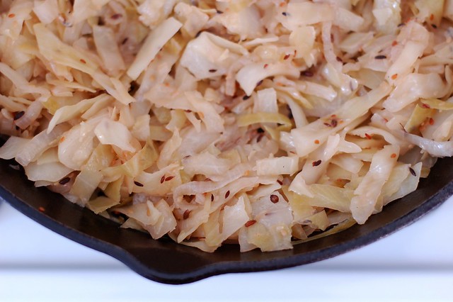 Indian-Spiced Braised Cabbage by Eve Fox, The Garden of Eating, copyright 2015