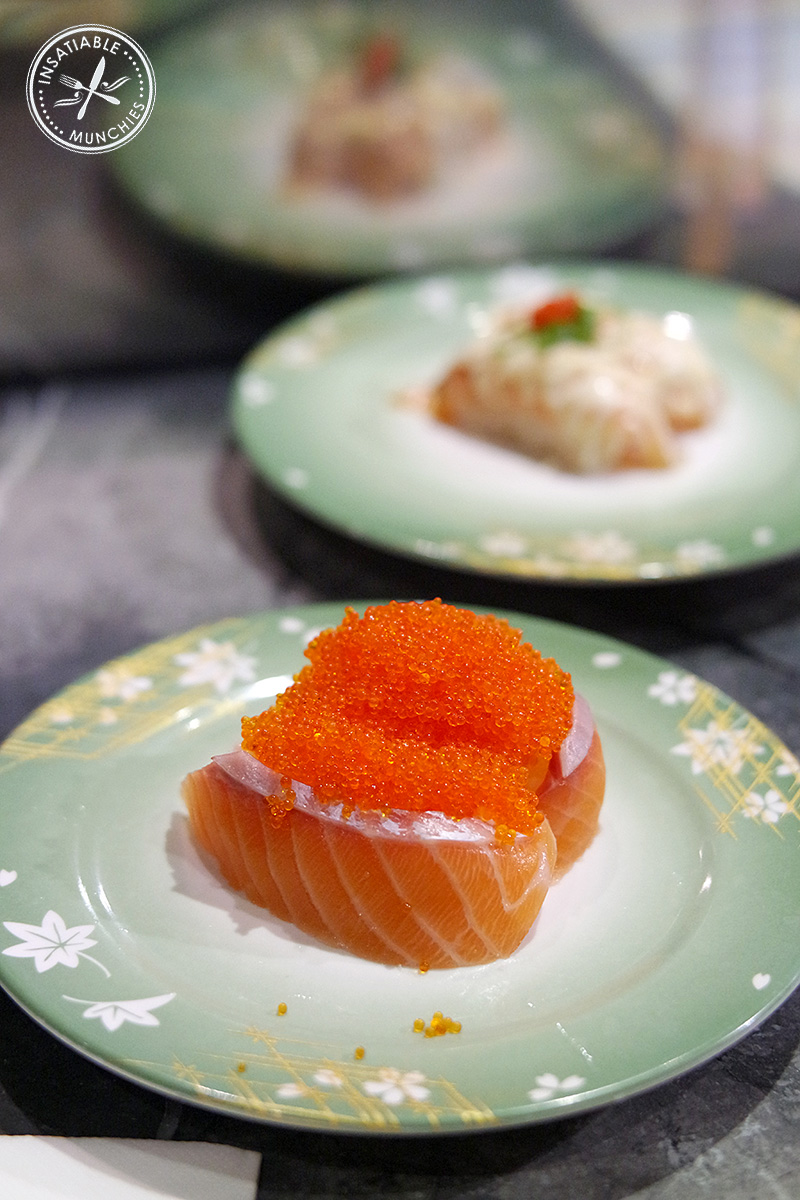Salmon and Flying Fish Roe Sushi, from Sushi Rio in Bondi Junction