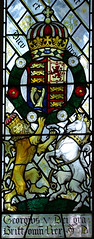 George V royal arms by F C Eden (1928)