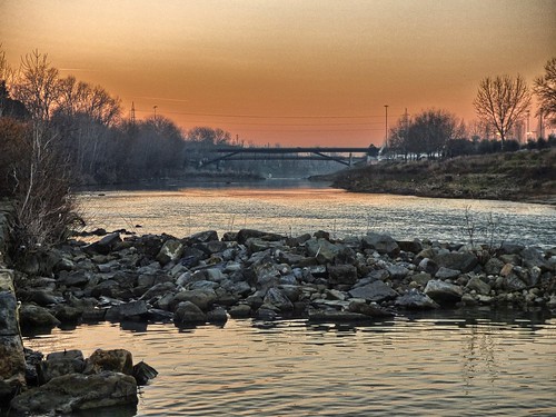 sunset atardecer tramonto fiume firenze lungarno navearovezzano