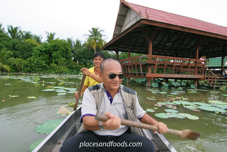 lotus farm Mahasawat River, Nakhon Pathom somboon