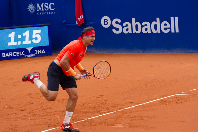 Semifinal entre David Ferrer y Pablo Andújar