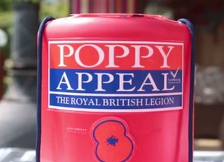 Poppy appeal bucket