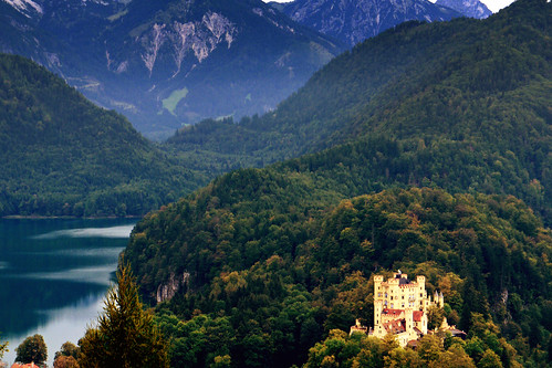 lake castle germany deutschland schloss hohenschwangau zamek niemcy
