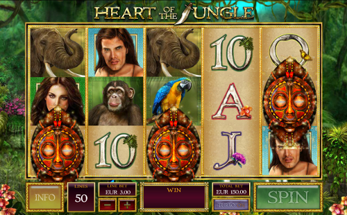 free Heart of the Jungle bonus feature
