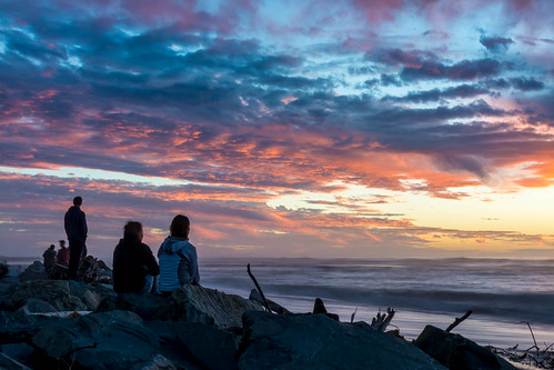 sunset newzealand beach events westcoast hokitika westcoastnz