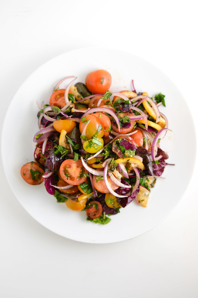 Tomato, Red Onion, and Roasted Lemon Salad | Things I Made Today