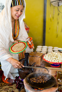 Ethiopian Coffee Ceremony, Askale Cafe, Washington DC