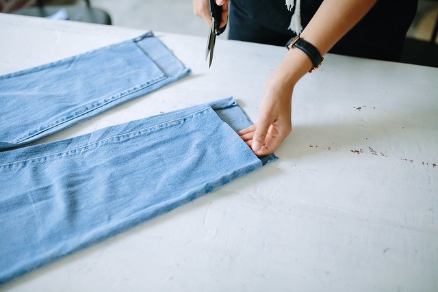 DIY Deconstructed Jeans | A Pair & A Spare