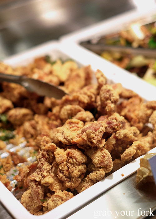 Taiwanese fried chicken at Taste of Cho, Market City Chinatown