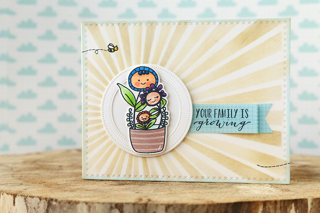 potted pretties {mama elephant stamp highlight}