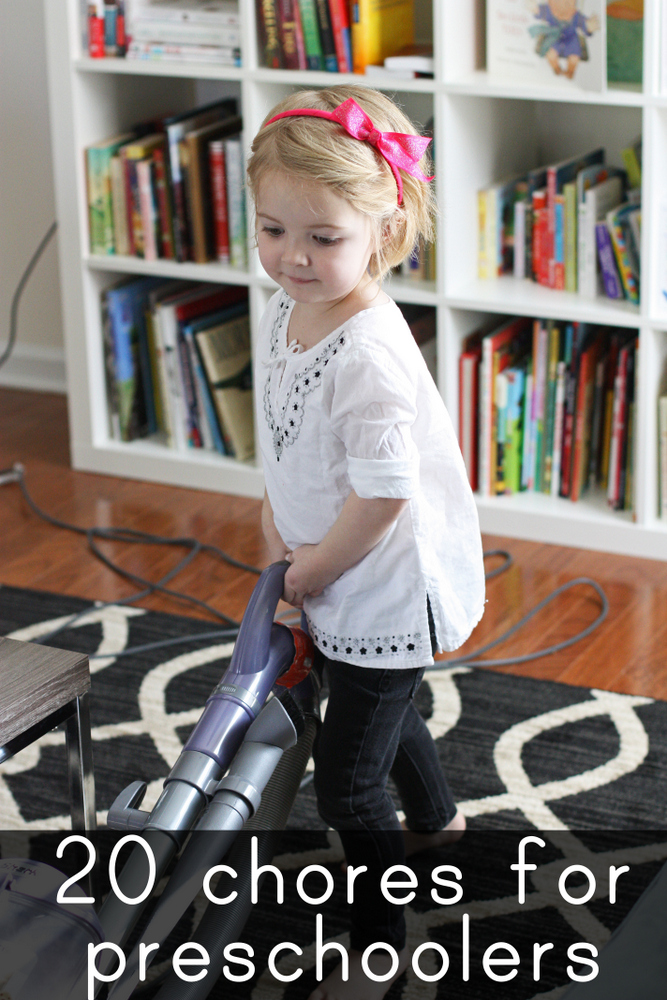 chores for preschoolers