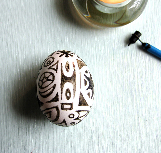 DIY Pysanky Style Easter Eggs