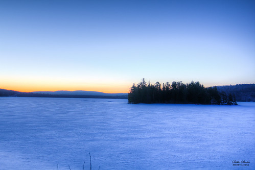 park trees lake sunrise island dawn algonquin