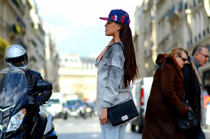 DSC_4743 Tamara Chloé. Chanel Boy Bag, Paris, Adidas