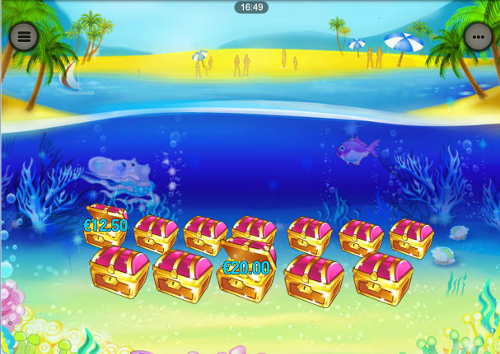 free Beach Life Mobile bonus game choice made