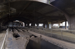 Within the abandoned blast furnace of SMTR, 01.03.2015.