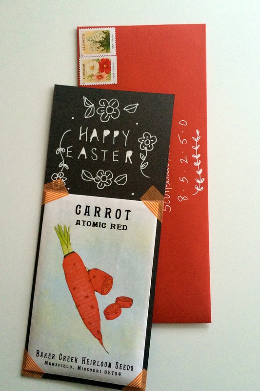 DIY Easter Card + Seed Packets