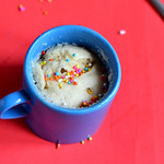 1 Minute Vanilla Mug Cake Recipe