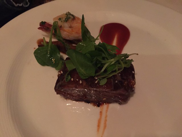 shrimp and steak, tasting menu,  Allan Wong