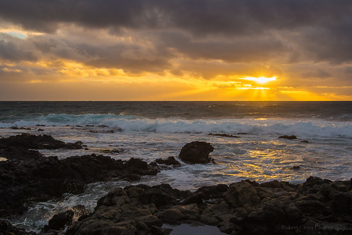 Hawaiian Lavarock Sunrise