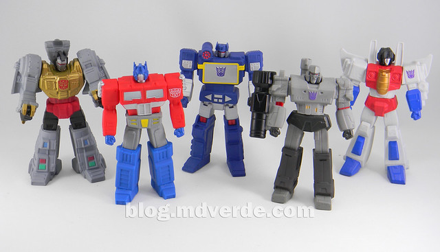 Transformers Titan Warriors SDCC Exclusive (Grimlock, Optimus Prime, Megatron, Soundwave Starscream) - modo robot