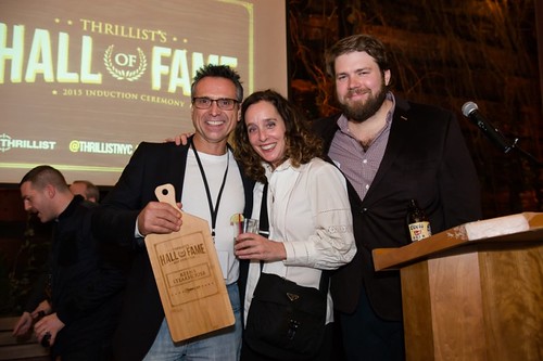 Executive Chef Bill Rodgers _ Bonnie Jenkins, General Manager accept award for Keens_Photo Credit Kimberly Mufferi