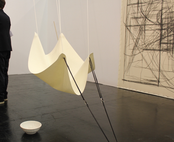 Tobias Hofknecht and Peppi Bottrop (Drawing) at booth Jan Kaps, Cologne