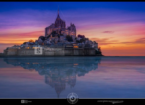 sunset sky france reflection church monument water abbey wall architecture landscape lights eau bretagne unesco ciel getty normandie bluehour fortification paysage dri eglise gettyimages montstmichel lumieres abbaye digitalblending heurebleue couherdesoleil pixelistes jean271972 availableatgettyimages jeansurprenant