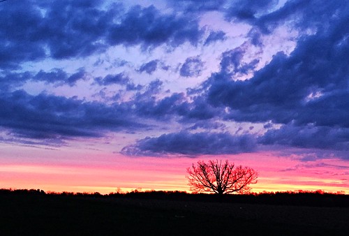 morning ohio beautiful sunrise spring country april redsky wooster 2015