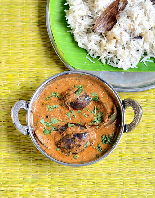 Biryani kathirikai curry recipe