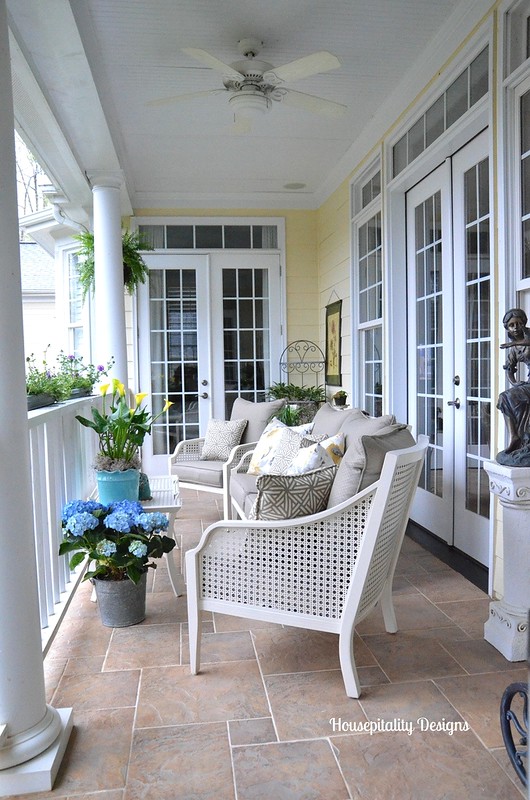 Upper Back Porch for Spring-Housepitality Designs