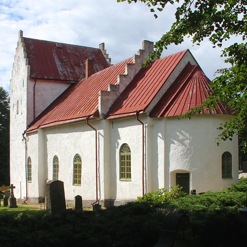 architecture arkitektur church kyrka gryt building byggnad skåne scania sweden sverige squarish square