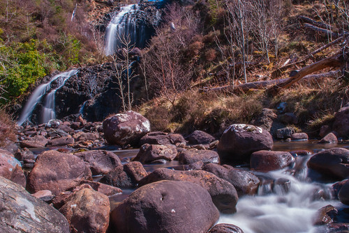 water landscape scotland waterfall higlands gairloch nikond60 glenwaterfalls
