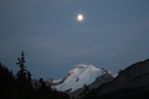 moon mountain canada glacier banff
