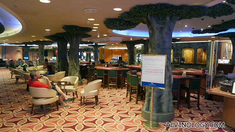 Inside the casino 