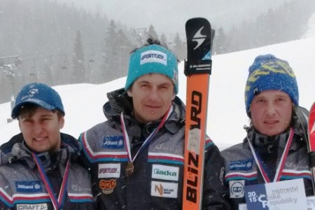 Mistrem republiky v obřím slalomu 2015 se stal Kryštof Krýzl