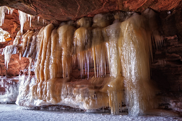 Ice Wall at Mawikwe Sea Caves