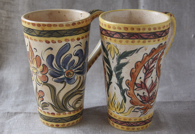 Painted mugs