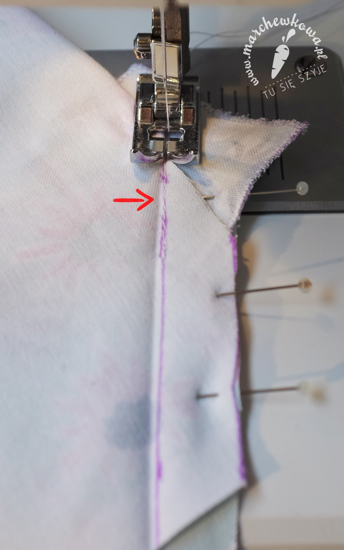 How to sew a sleeve gusset (50s sewing technique), szycie, krawiectwo, wszywanie klina, lata '50., retro, vintage, kimonowe rękawy, wykrój, instrukcja, tutorial, diy