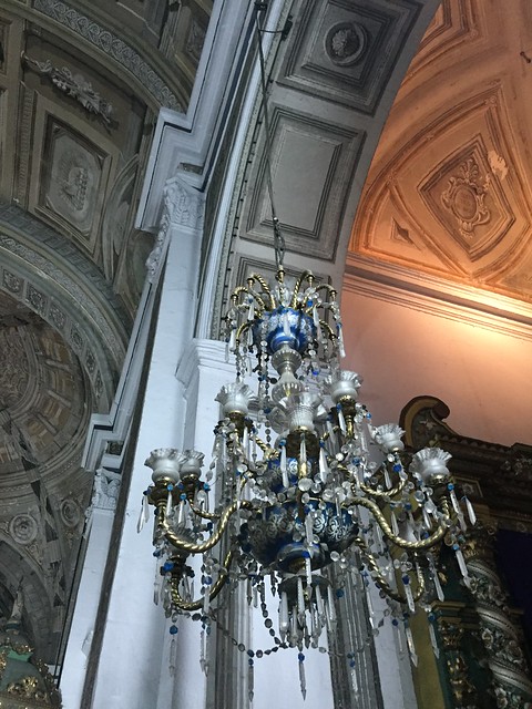 San Agustin Church chandelier