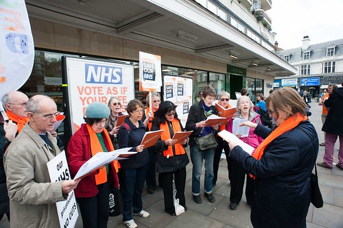 Hampstead and Kilburn NHS petition hand-in