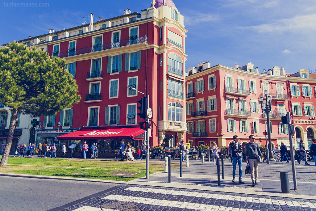 Colorful streets of Nice